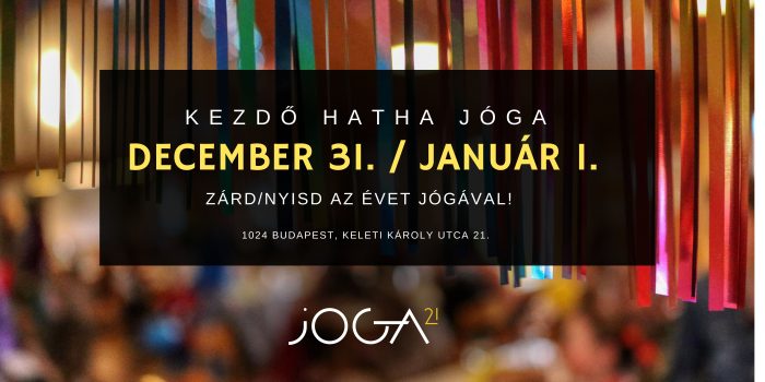 Szilveszteri/újévi hatha jóga 2026-2027