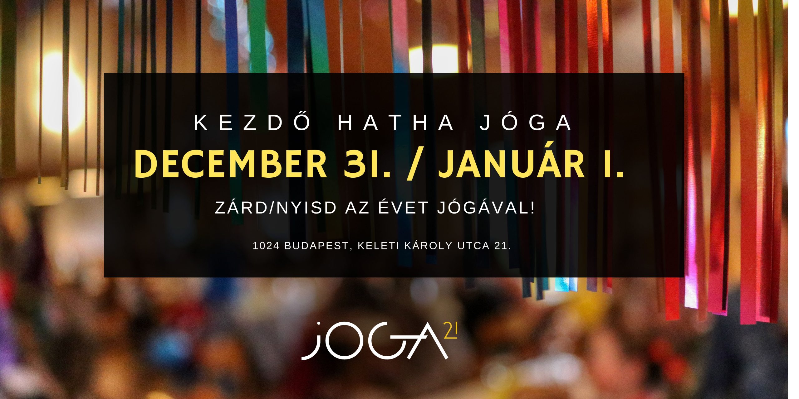 Szilveszteri/újévi hatha jóga 2026-2027