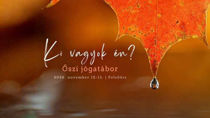 Kezdő jógatábor - 2026. november 12-15.