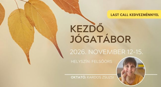 Őszi jógatábor